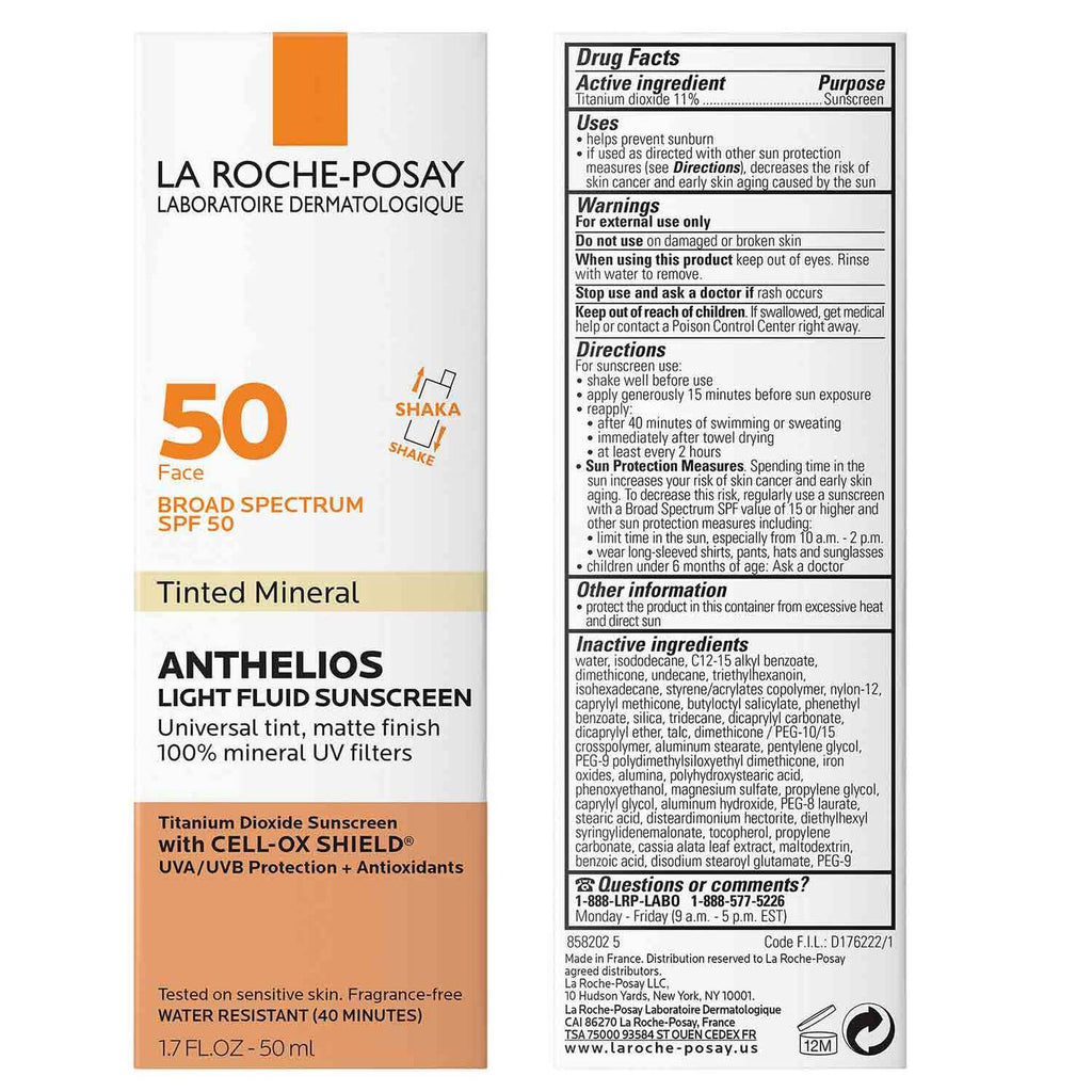Anthelios Mineral Tinted Sunscreen 50SPF | La Roche Posay
