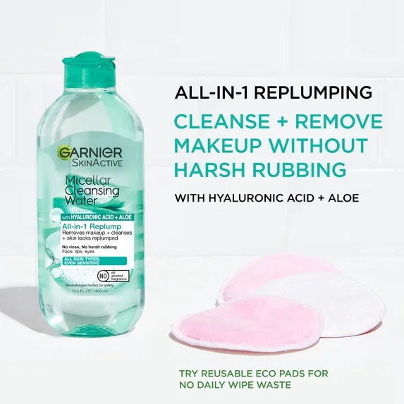 Micellar Cleansing Water Hyaluronic Acid + Aloe | Garnier