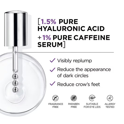 Revitalift 2.5% Hyaluronic Acid + Caffeine Under Eye Serum | L'Oréal Paris
