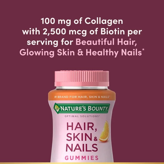 Hair, Skin & Nails + Collagen Gummies | Nature's Bounty