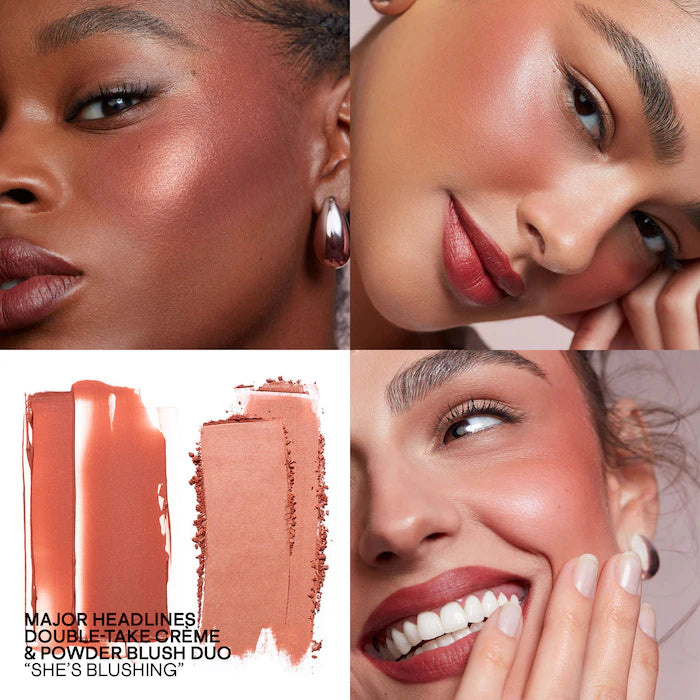 Mini Double Take Creme & Powder Blush | Patrick Ta
