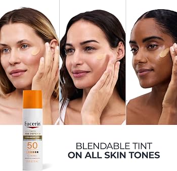 Tinted Age Defense + Hyaluronic Acid 50 SPF  | Eucerin