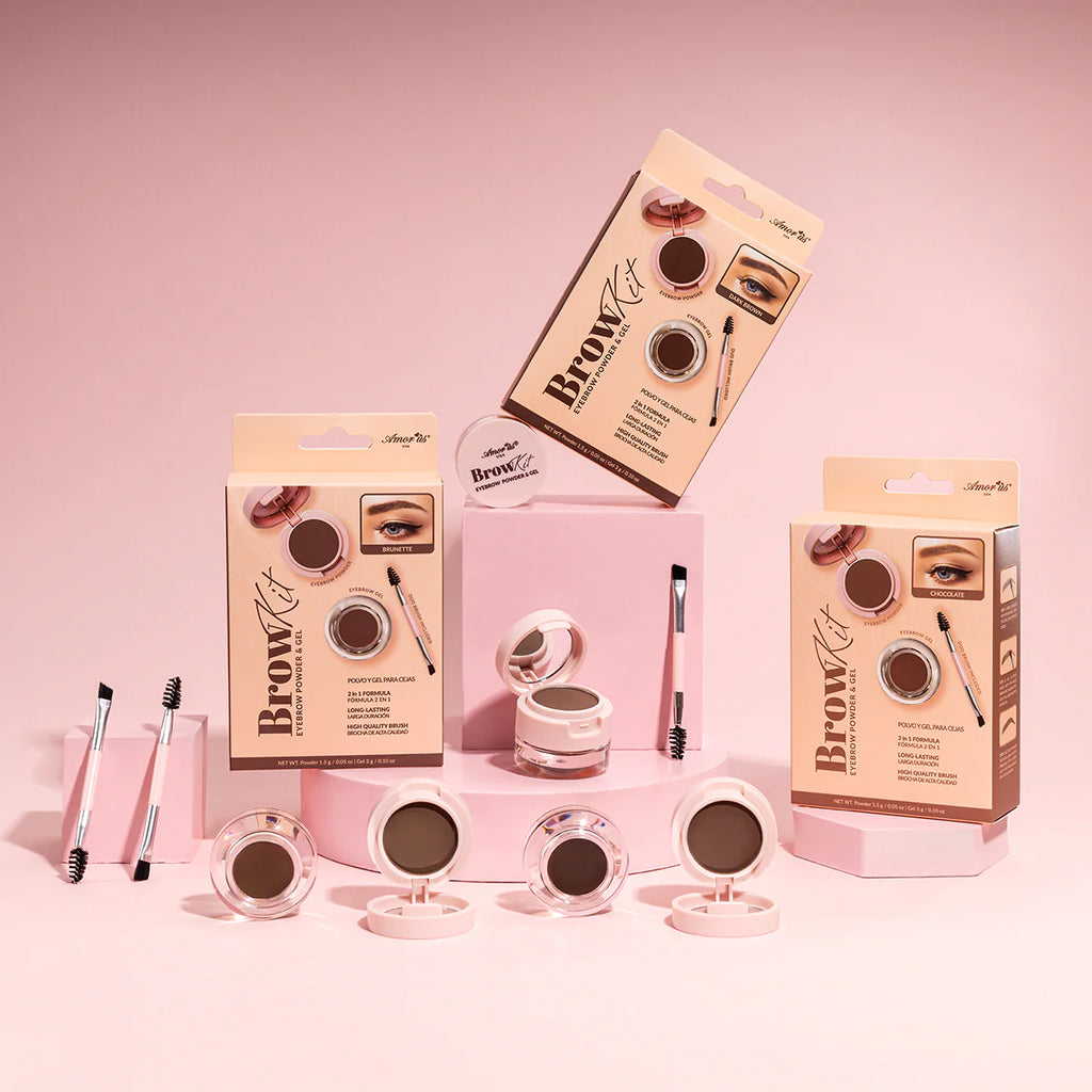 Brow Kit - Eyebrow Powder & Gel | Amor Us