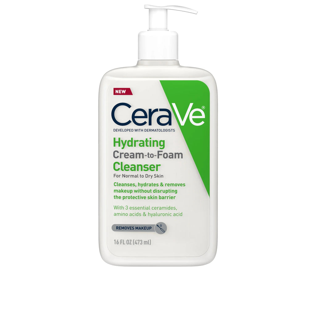 Hydrating Cream-to-Foam Cleanser | CeraVe