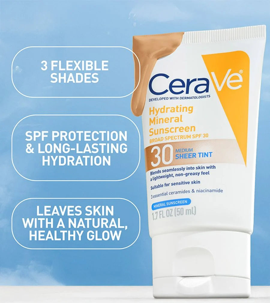 Hydrating Mineral Sunscreen SPF 30 | CeraVe