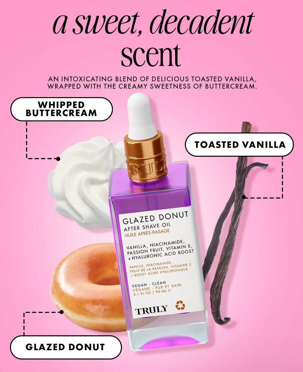 Glazed Donut After Shave Oil | Truly Beauty