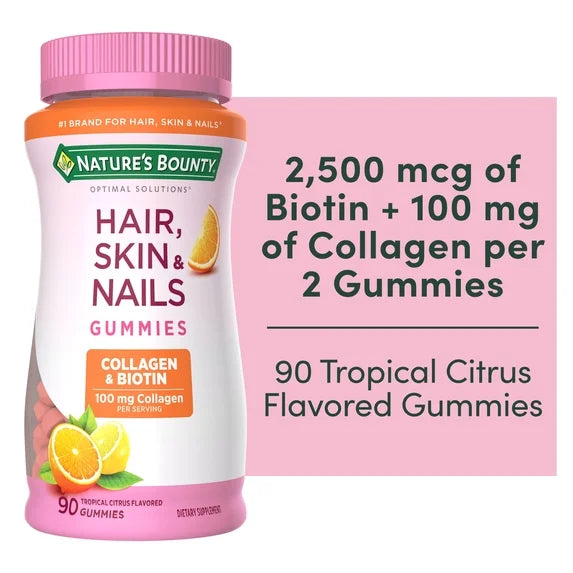 Hair, Skin & Nails + Collagen Gummies | Nature's Bounty