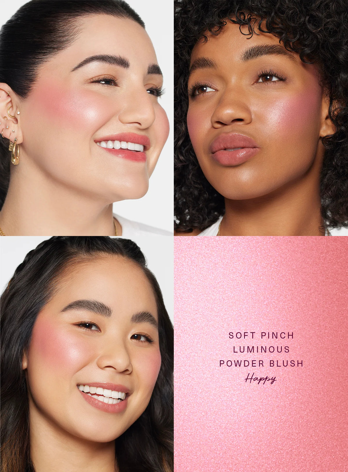 Soft Pinch Luminous Powder Blush "Happy" | Rare Beauty