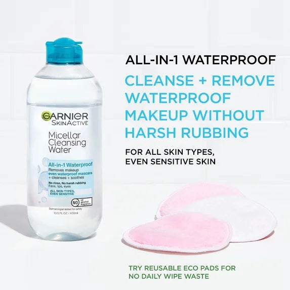 Micellar Cleansing Water All in 1 Waterproof | Garnier