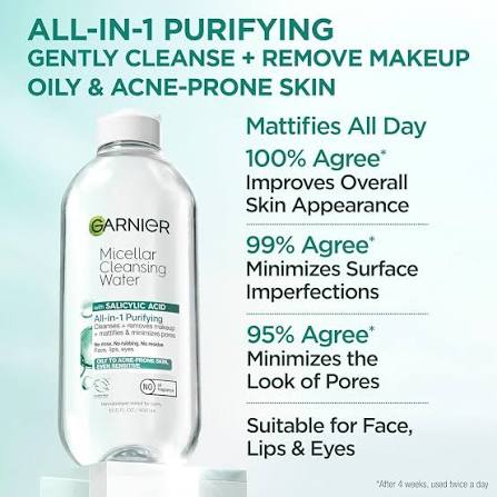 Micellar Cleansing Water with Salicylic Acid | Garnier