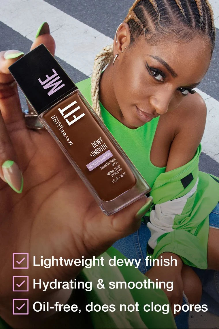 Fit Me Dewy + Smooth Foundatin | Maybelline