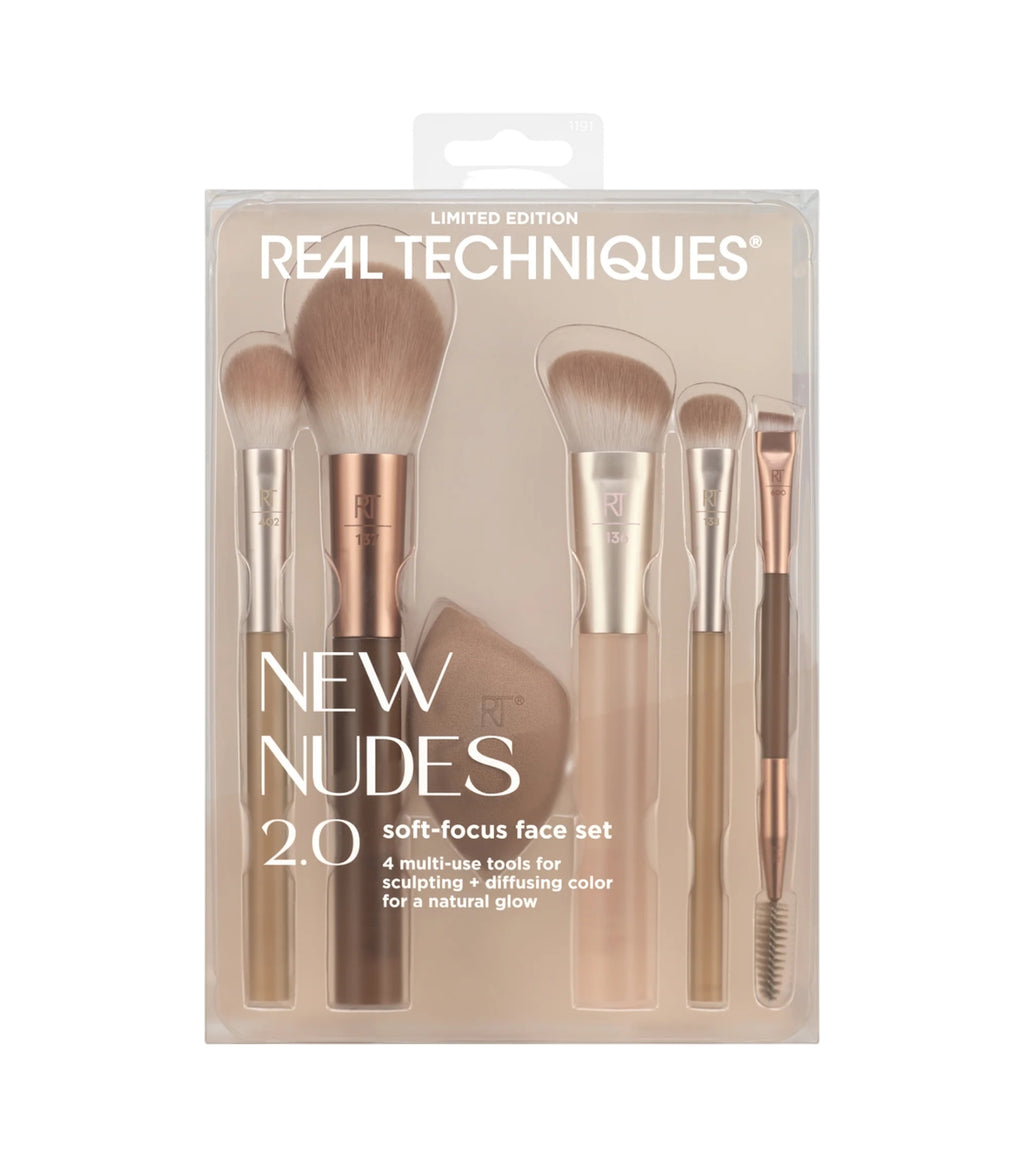 New Nudes 2.0 Soft Focus Face Set | Real Techniques